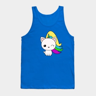 Unicat Unicorn Kawaii Cat Tank Top